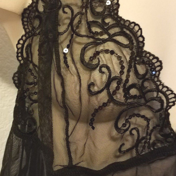 NEW Cacique / Lane Bryant Black Sheer Cami 18/20 - Picture 2 of 7